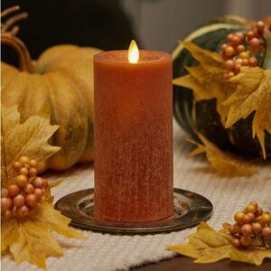 Adobe Seaglass Flameless Candle Pillar by Luminara